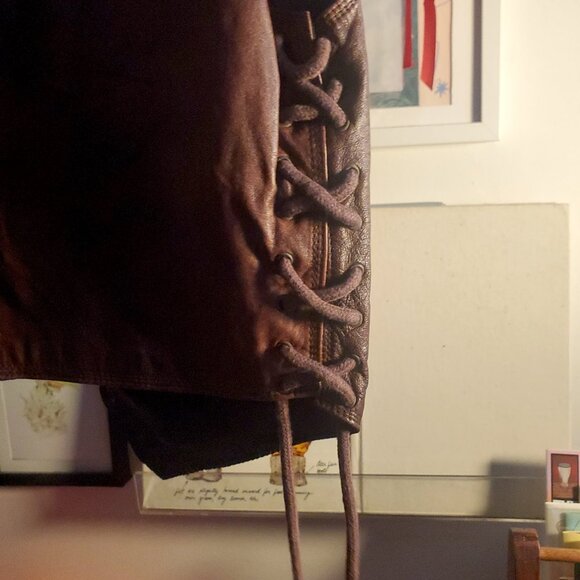 Genuine Leather Vintage Vest - Picture 5 of 6